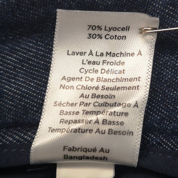 Talbots Petite Weston Pant Dark Wash Ladies Size 8P Pleated Front Pants/Jeans - Picture 4 of 13